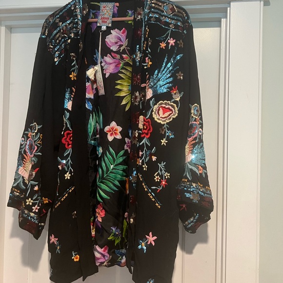 JOHNNY WAS HEWEY KIMONO JACKET- L- NWT - Picture 4 of 9